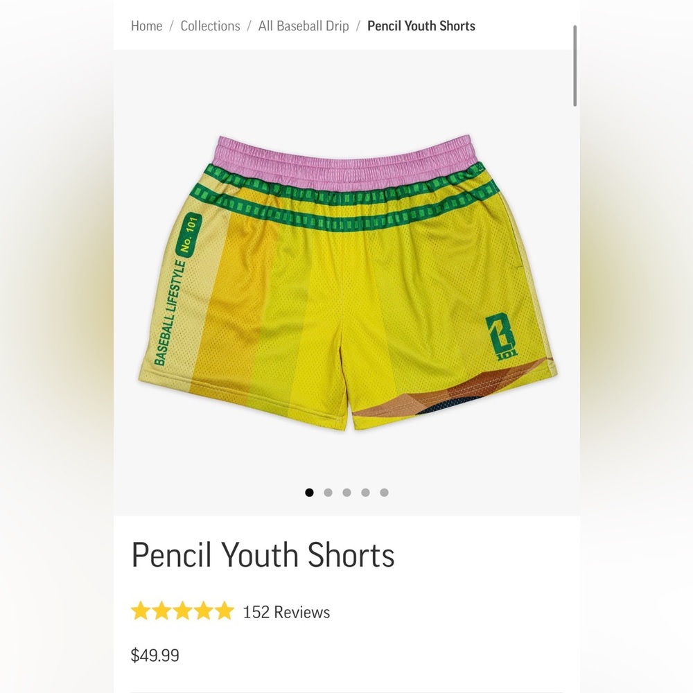 Pencil YOUTH BL101 Shorts